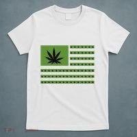 Marijuana American Flag T-Shirt thumb 5