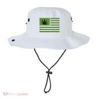 Marijuana American Flag Bucket Hat thumb 0