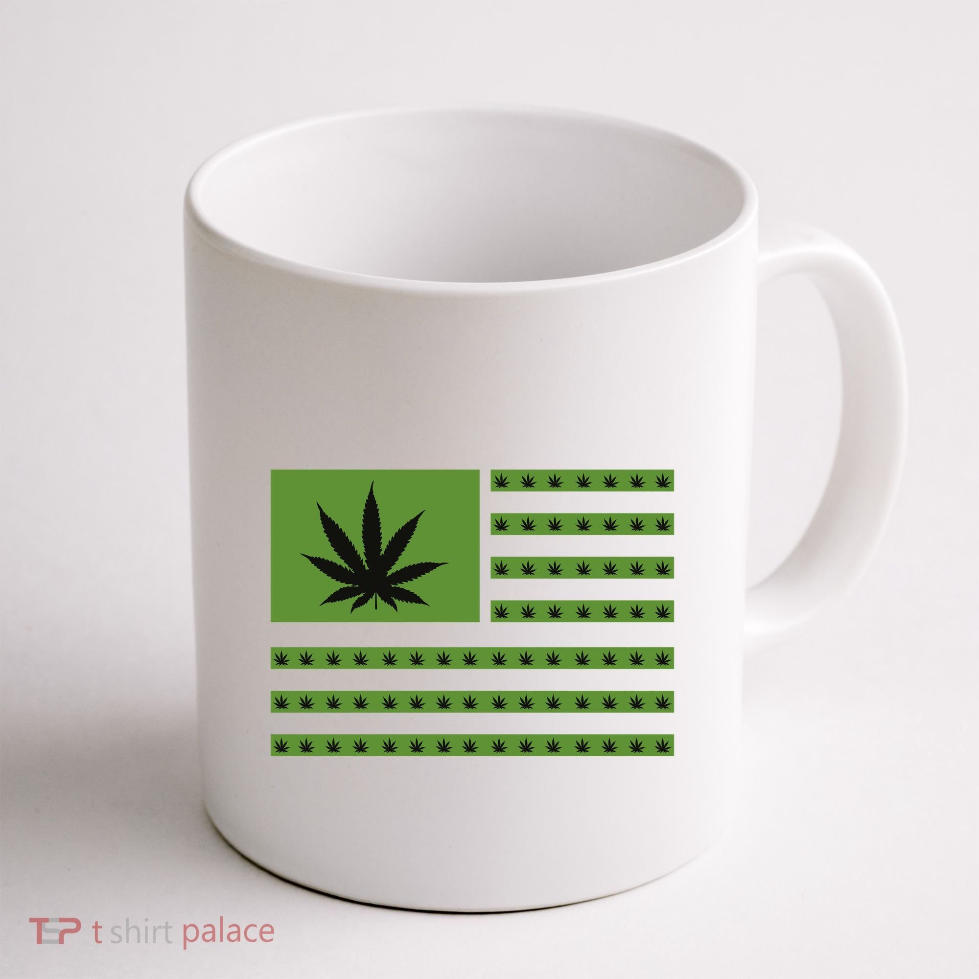Marijuana American Flag Coffee Mug