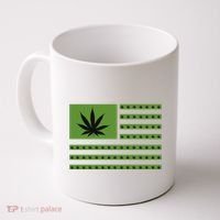 Marijuana American Flag Coffee Mug thumb 0