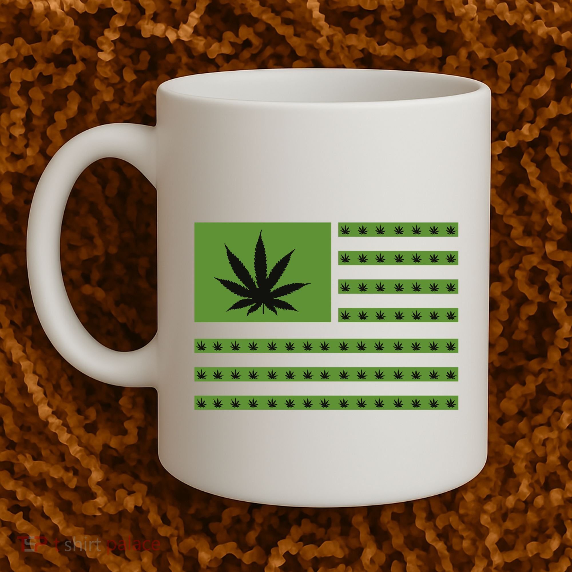 Marijuana American Flag Coffee Mug