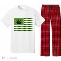 Marijuana American Flag Pajama Set thumb 0