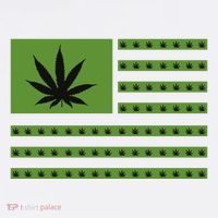 Marijuana American Flag Women's Hoodie thumb 2