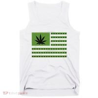 Marijuana American Flag Tank Top thumb 0