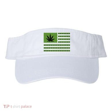 Marijuana American Flag Visor