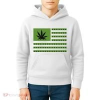 Marijuana American Flag Kids Hoodie thumb 4