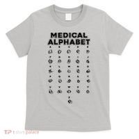 Medical Alphabet Funny For Doctors Nurses Chemists T-Shirt thumb 0