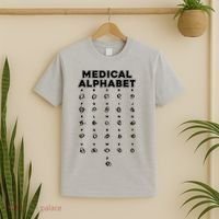 Medical Alphabet Funny For Doctors Nurses Chemists T-Shirt thumb 2