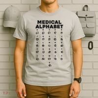 Medical Alphabet Funny For Doctors Nurses Chemists T-Shirt thumb 6