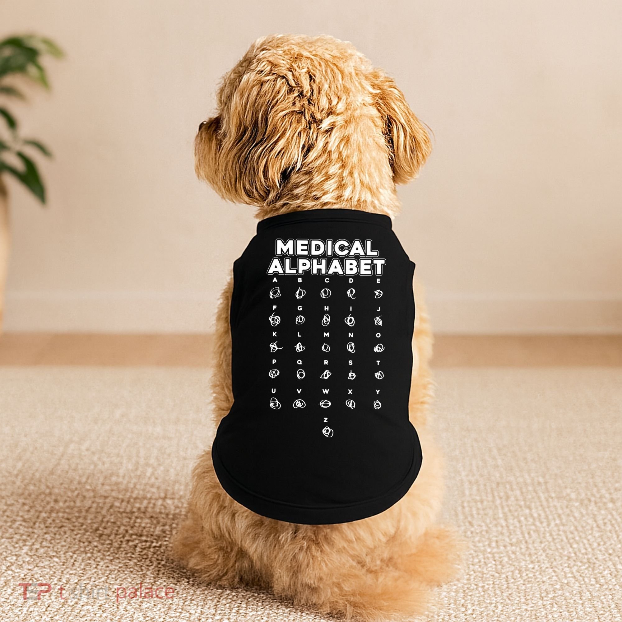 Medical Alphabet Funny For Doctors Nurses Chemists Doggie Tank