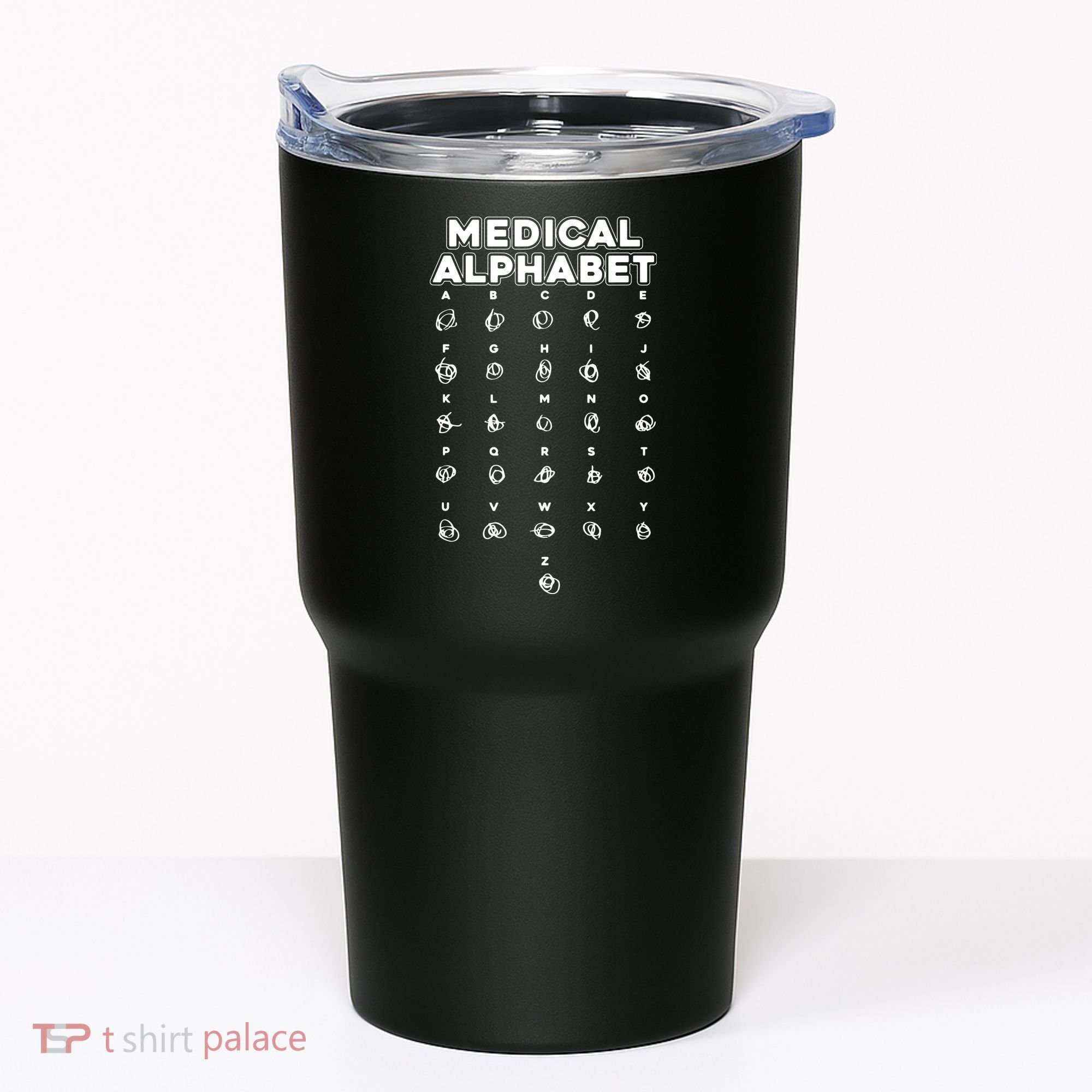 Medical Alphabet Funny For Doctors Nurses Chemists Tumbler