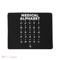 Medical Alphabet Funny For Doctors Nurses Chemists Mousepad thumb 0