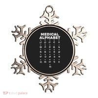 Medical Alphabet Funny For Doctors Nurses Chemists Ornament thumb 0