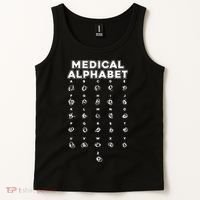 Medical Alphabet Funny For Doctors Nurses Chemists Tank Top thumb 2