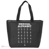 Medical Alphabet Funny For Doctors Nurses Chemists Tote Bag thumb 0