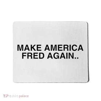 Make America Fred Again Techno House Rave Music Dj Edm Slay Mousepad