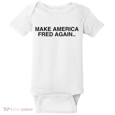 Make America Fred Again Techno House Rave Music Dj Edm Slay Baby Bodysuit