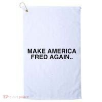 Make America Fred Again Techno House Rave Music Dj Edm Slay Golf Towel thumb 0
