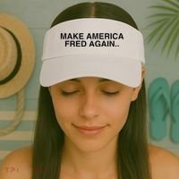 Make America Fred Again Techno House Rave Music Dj Edm Slay Visor thumb 2