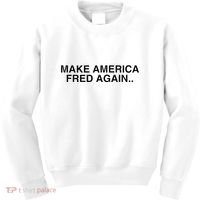 Make America Fred Again Techno House Rave Music Dj Edm Slay Kids Sweatshirt thumb 0