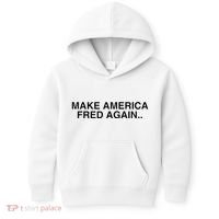 Make America Fred Again Techno House Rave Music Dj Edm Slay Kids Hoodie thumb 0