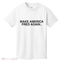 Make America Fred Again Techno House Rave Music Dj Edm Slay Kids T-Shirt thumb 0