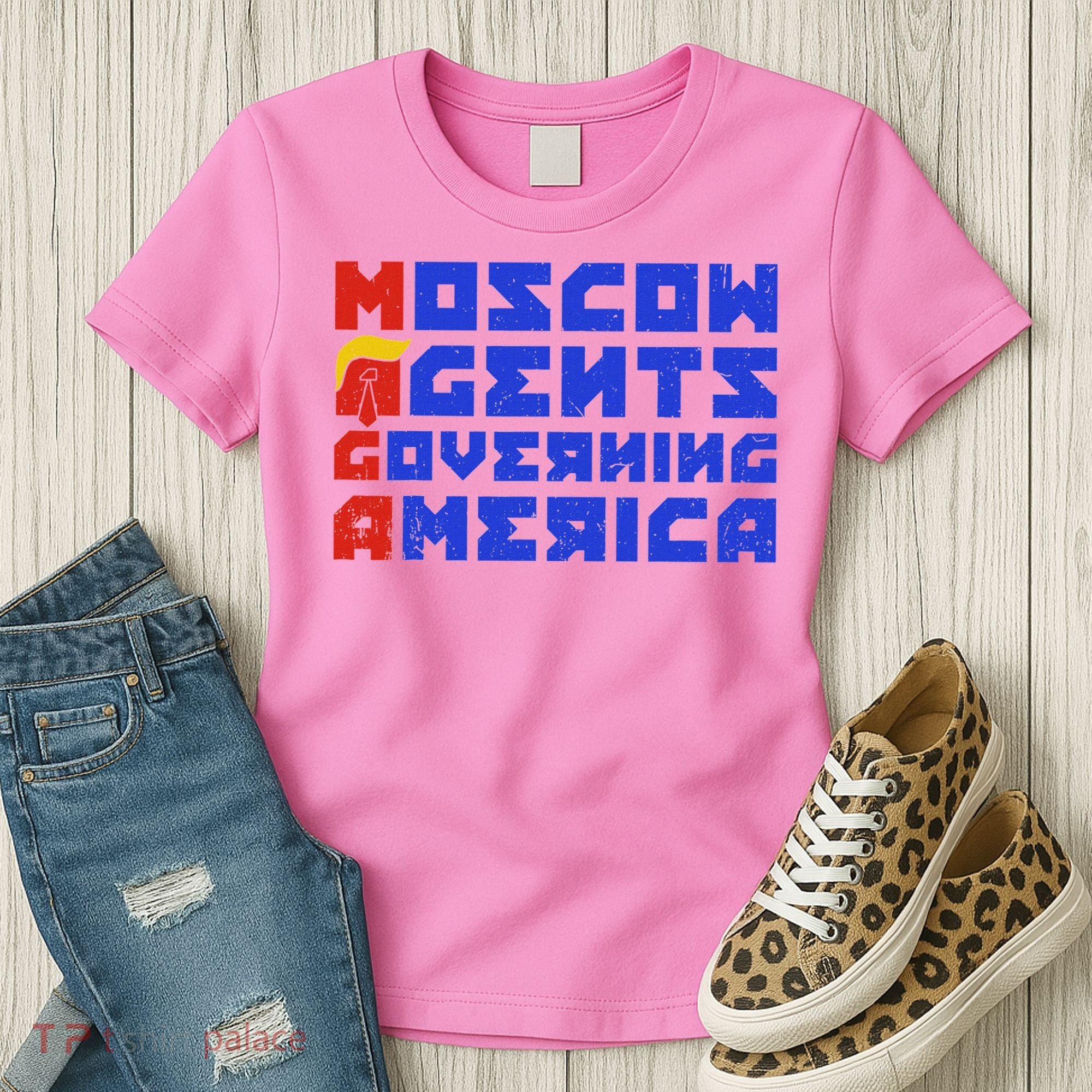 Moscow Agents Governing America  Women's T-Shirt