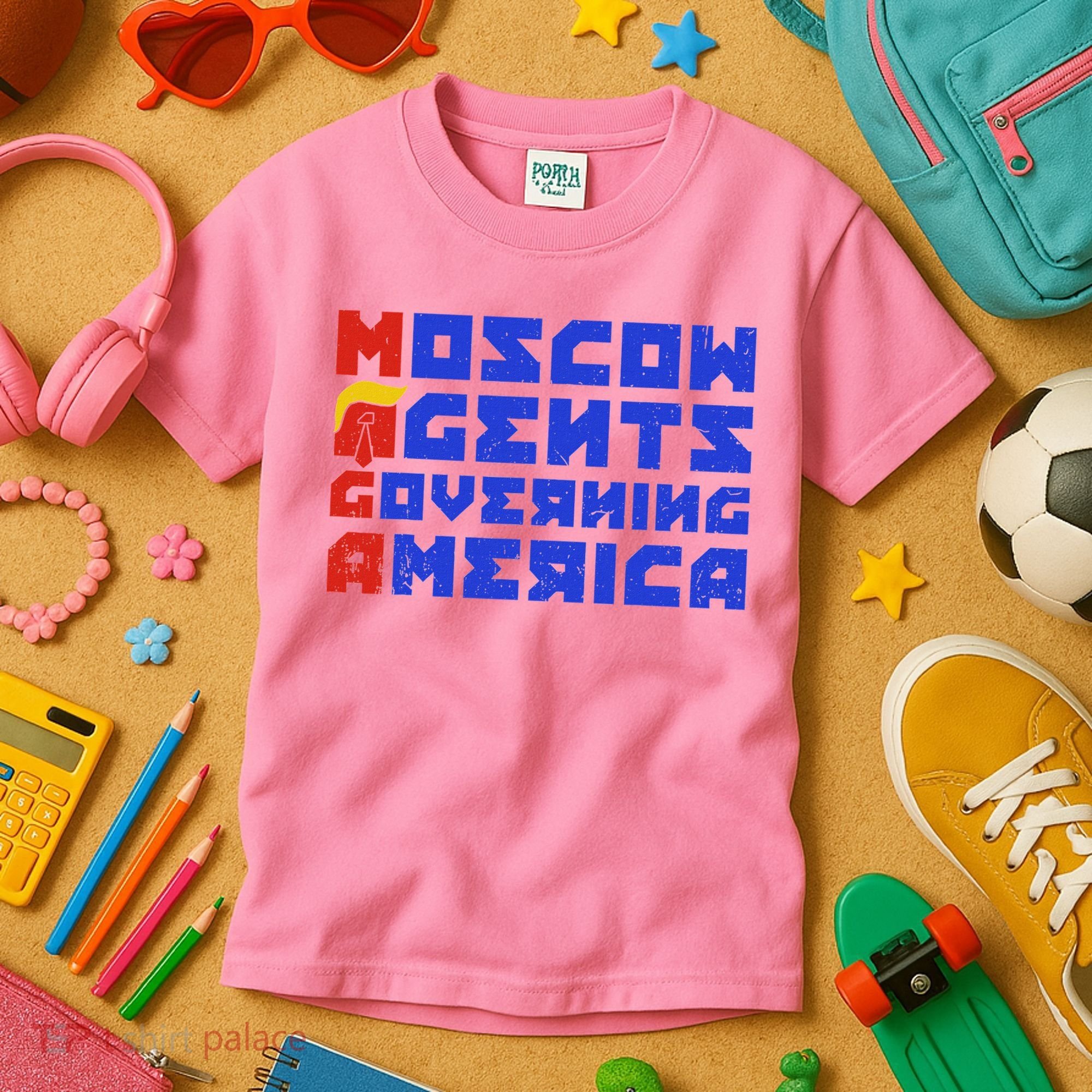 Moscow Agents Governing America  Kids T-Shirt
