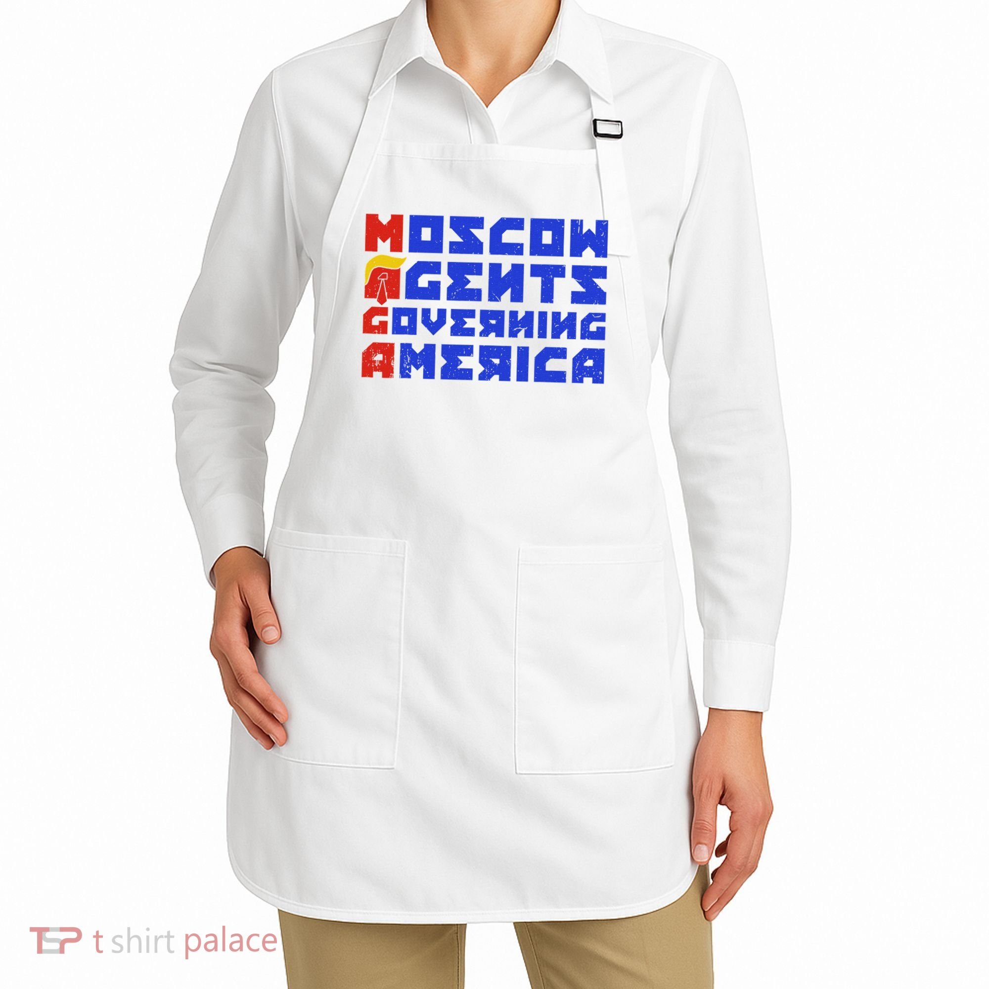 Moscow Agents Governing America  Apron