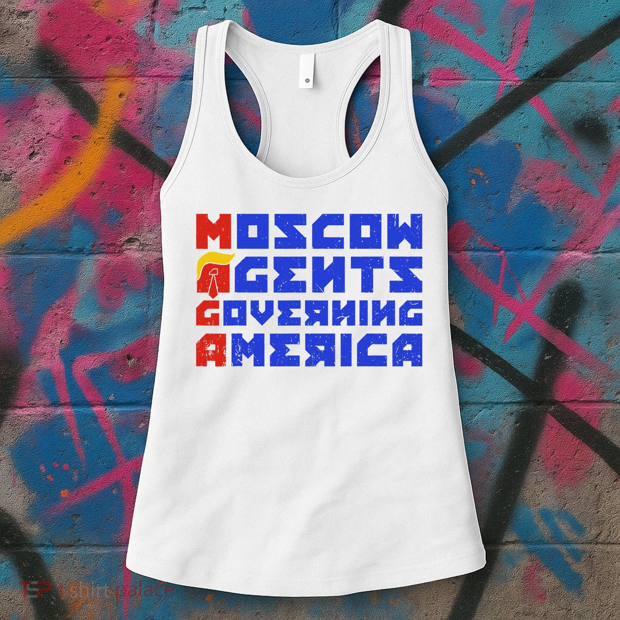 Moscow Agents Governing America  Women's Tank Top