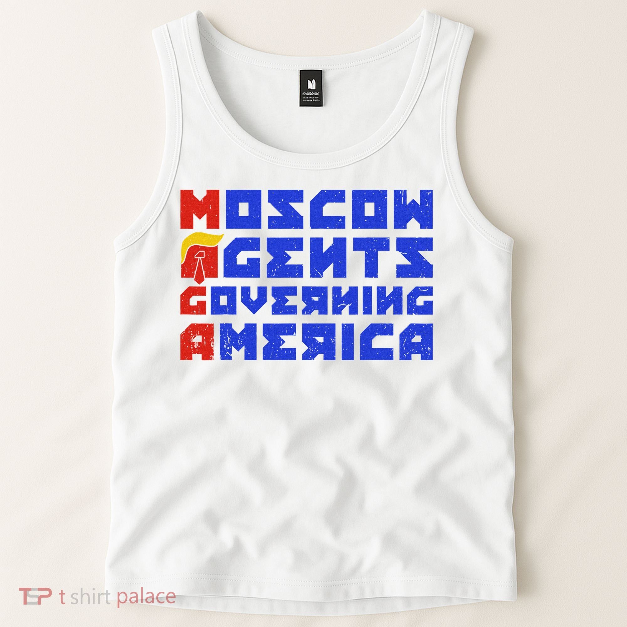 Moscow Agents Governing America  Tank Top