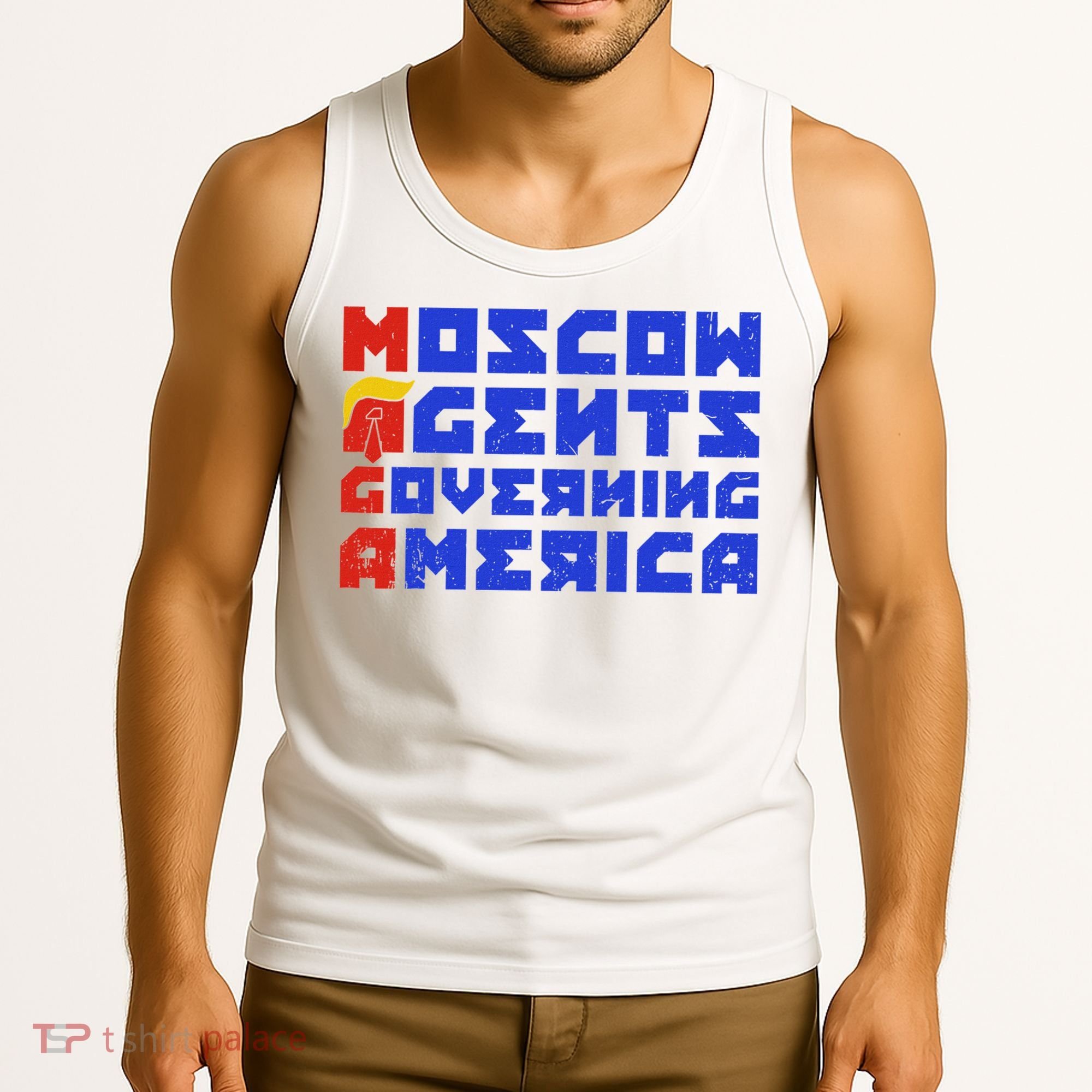 Moscow Agents Governing America  Tank Top