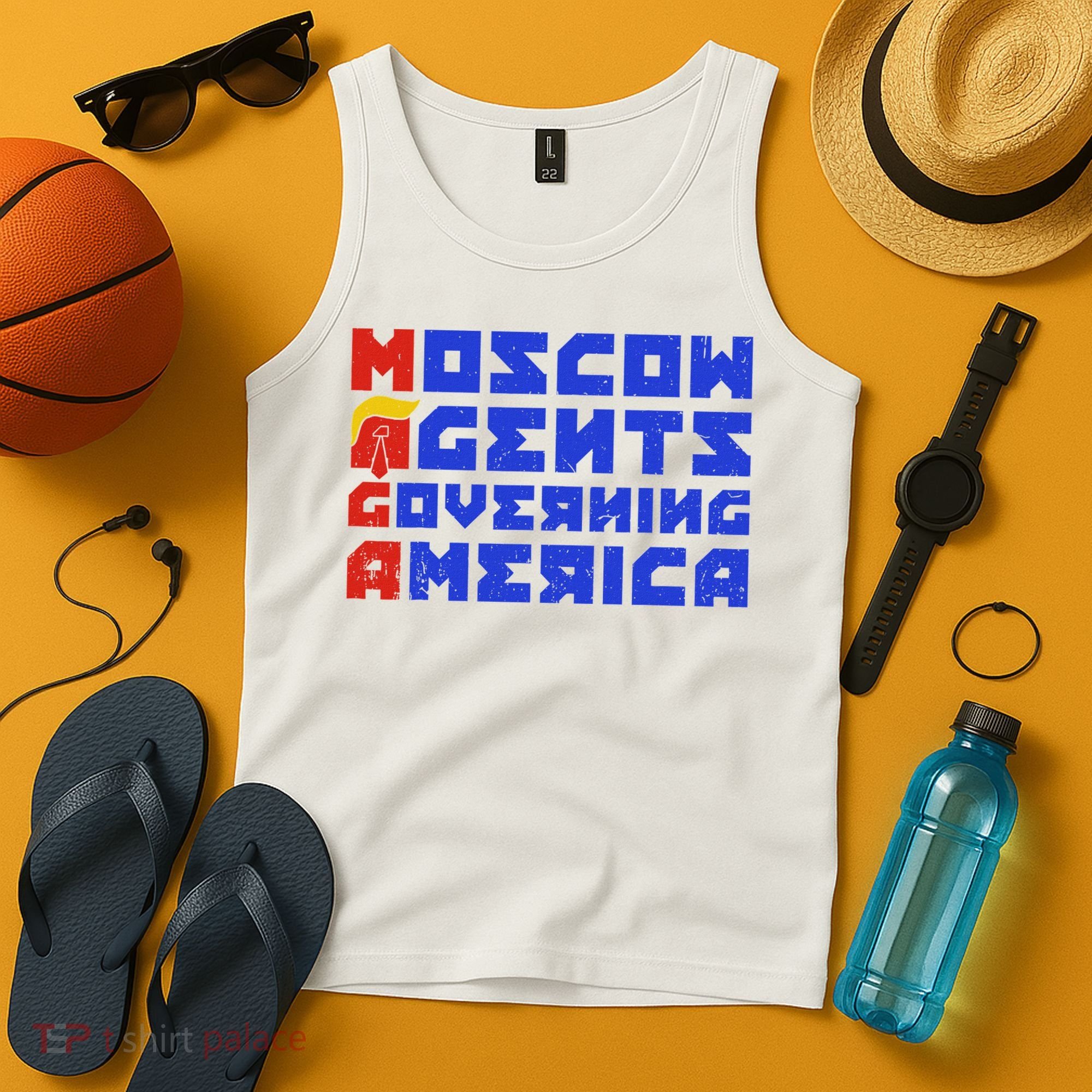 Moscow Agents Governing America  Tank Top