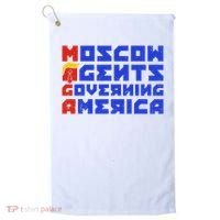 Moscow Agents Governing America  Golf Towel thumb 0