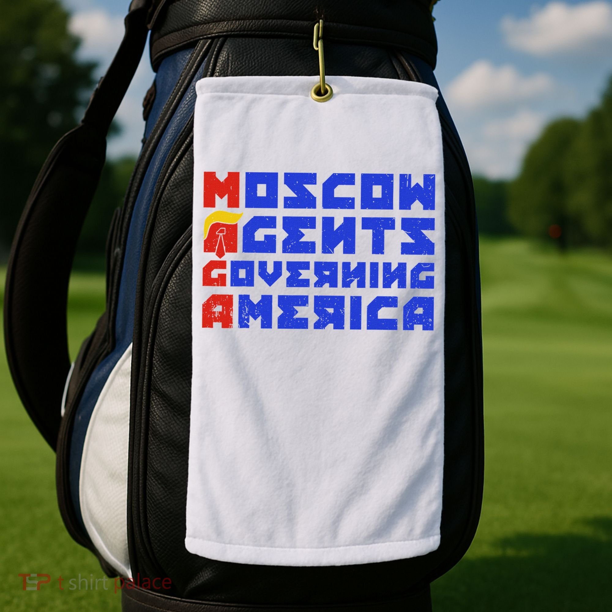 Moscow Agents Governing America  Golf Towel