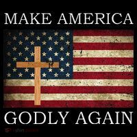 Make America Godly Again American Flag Cross Jesus Coffee Mug thumb 5