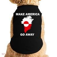 Make America Go Away Greenland Policy Political Statement Doggie Tank thumb 0