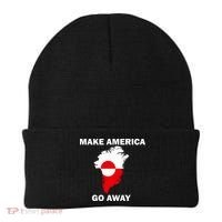 Make America Go Away Greenland Policy Political Statement Beanie thumb 0