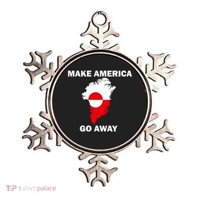 Make America Go Away Greenland Policy Political Statement Ornament
