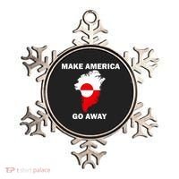 Make America Go Away Greenland Policy Political Statement Ornament thumb 0