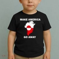 Make America Go Away Greenland Policy Political Statement Toddler T-Shirt thumb 2