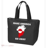 Make America Go Away Greenland Policy Political Statement Tote Bag thumb 3