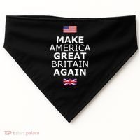 Make America Great Britain Again W Flags USA-Made Doggie Bandana thumb 0