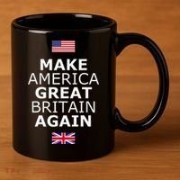 Make America Great Britain Again W Flags 11oz C Handle Ceramic Mug thumb 3