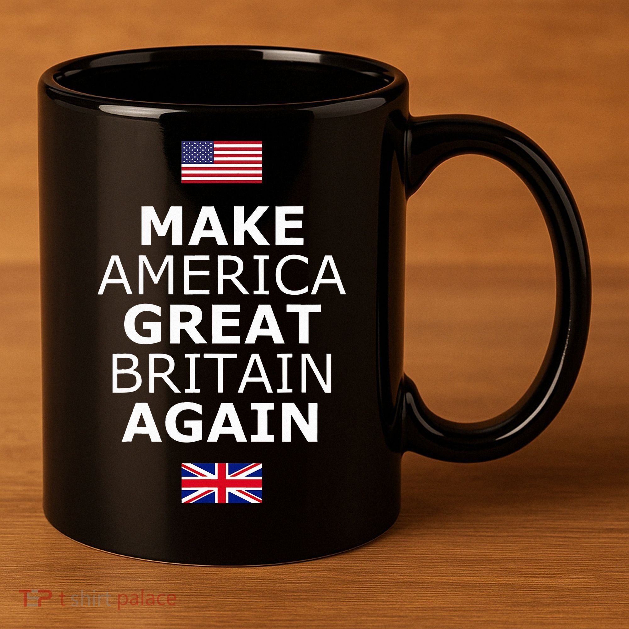 Make America Great Britain Again W Flags 11oz C Handle Ceramic Mug