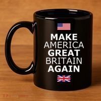 Make America Great Britain Again W Flags 11oz C Handle Ceramic Mug thumb 4
