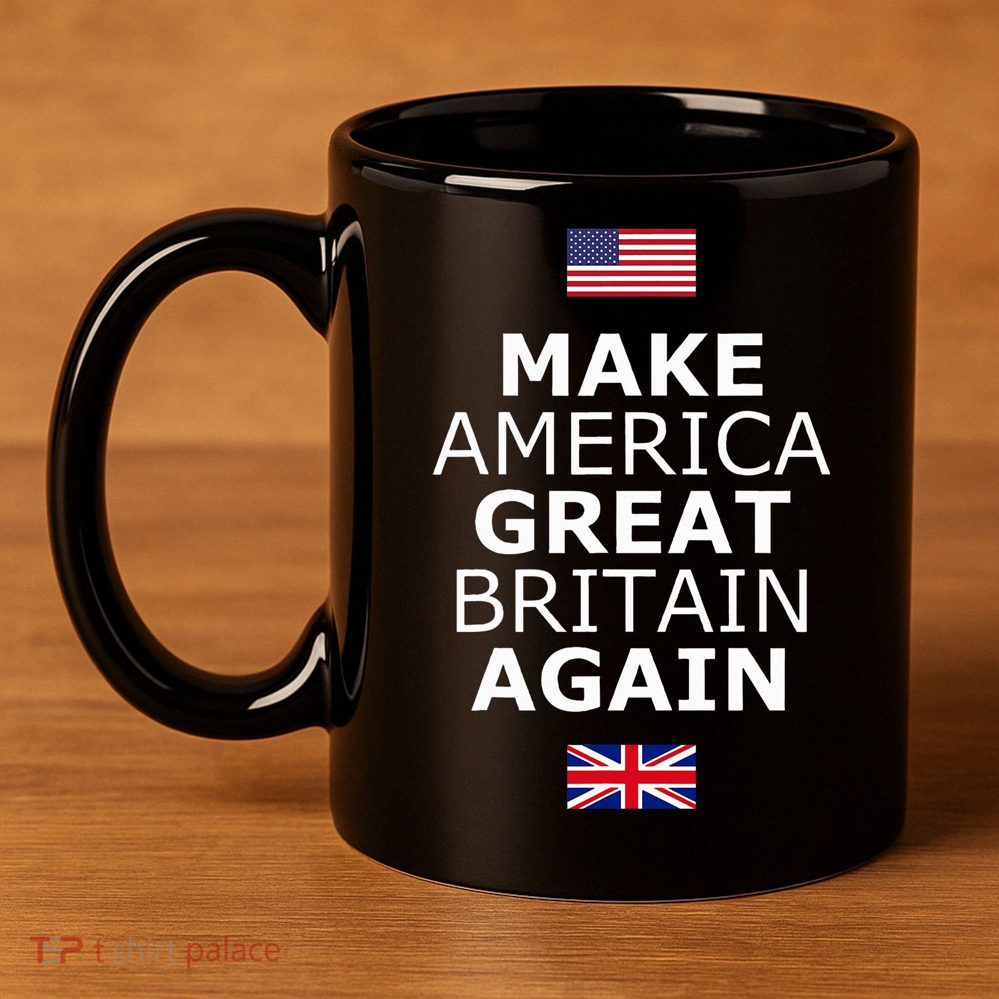 Make America Great Britain Again W Flags 11oz C Handle Ceramic Mug