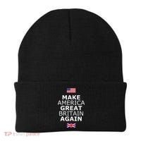 Make America Great Britain Again W Flags Beanie thumb 0
