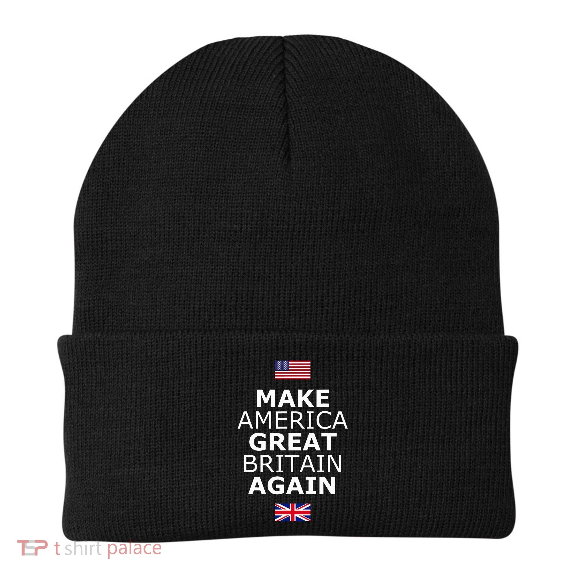 Make America Great Britain Again W Flags Beanie