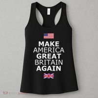 Make America Great Britain Again W Flags Women's Tank Top thumb 3